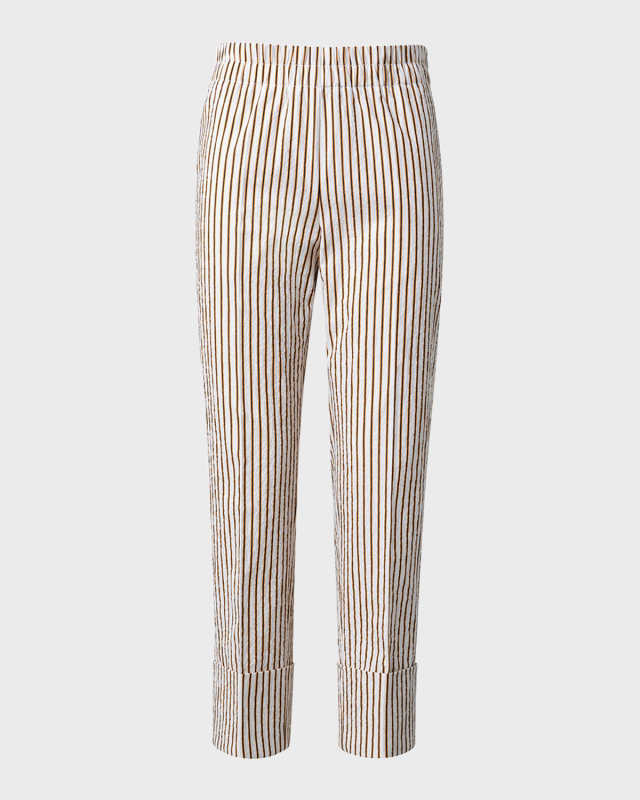 Farell Cotton Seersucker Striped Pants